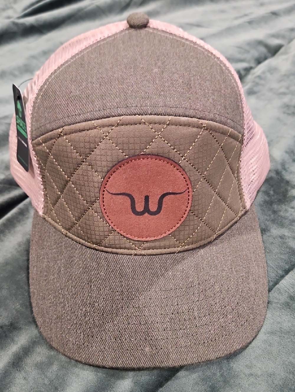3/$15 Trucker Cap - Tan & Green